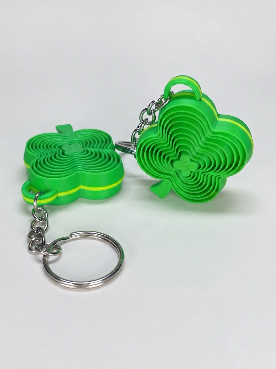 3D keychain Clover